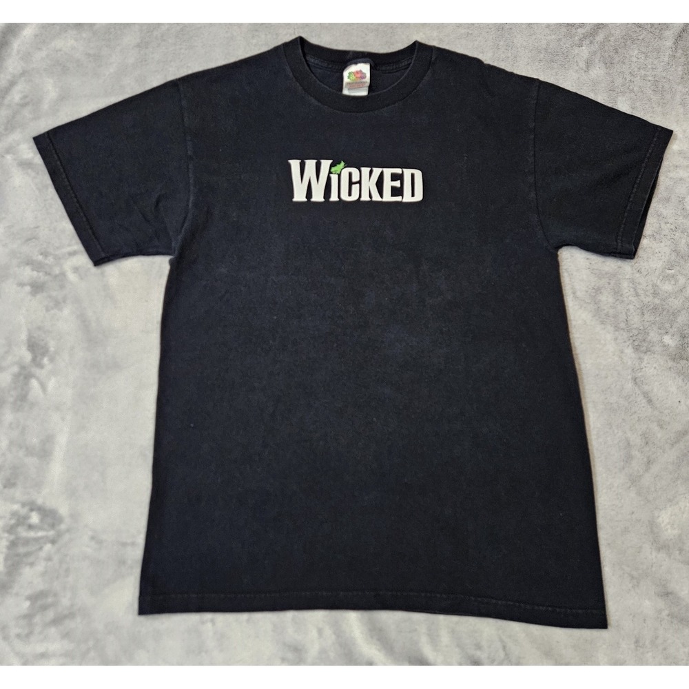 Wicked Defy Gravity Broadway Musical T-Shirt Black Size Medium